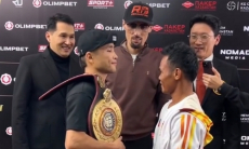 Непобеждённый «Казахский воин» прошёл взвешивание перед боем за титул WBA