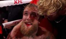 Видео нокаута в поединке Энтони Джошуа — Джейк Пол