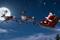 На Flightradar24 теперь можно отслеживать сани Санта-Клауса в реальном времени