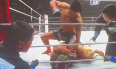 Соперника Мэйвезера жестко нокаутировали в первом раунде в бою за титул. Видео