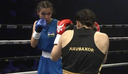Нокаутом закончился дебютный бой трехкратной призерки чемпионата мира из Узбекистана в профи