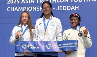 Казахстанские триатлонисты успешно выступили на чемпионате Азии