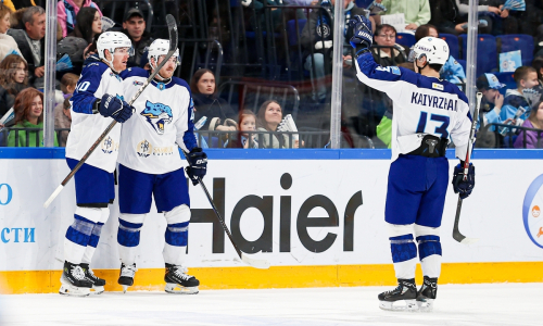 Видео шайб матча КХЛ «Сибирь» — «Барыс» 4:1