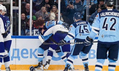 Видеообзор матча «Барыса» с пятью шайбами и дракой в КХЛ