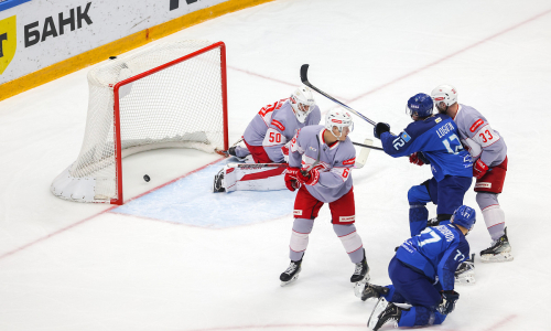 Видео шайб матча КХЛ «Барыс» — «Спартак» 4:3 ОТ