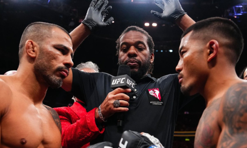 Громкая сенсация за 26 секунд прогремела в бою за чемпионский титул на UFC 323. Видео