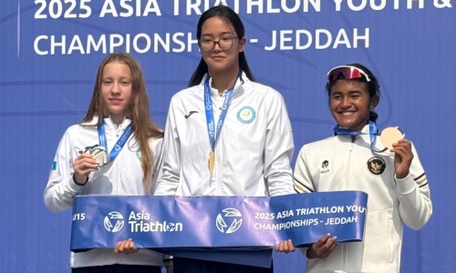 Казахстанские триатлонисты успешно выступили на чемпионате Азии
