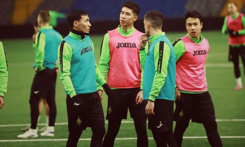 «Кайрат» провел тренировку перед матчем Лиги Чемпионов в Астане. Видео