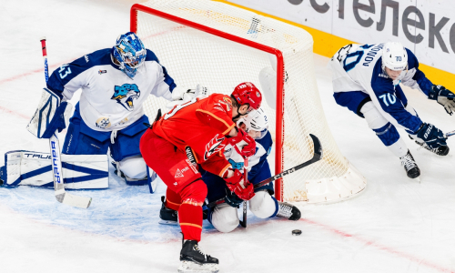 Названы лучшие игроки «Барыса» в матче против «Автомобилиста»