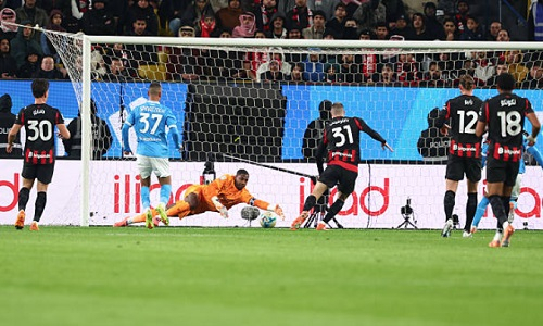 Два гола решили исход матча «Наполи» — «Милан» в Суперкубке Италии