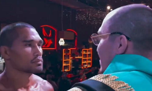 Фаниль Рафиков провел дуэль взглядов перед турниром за миллион долларов. Видео