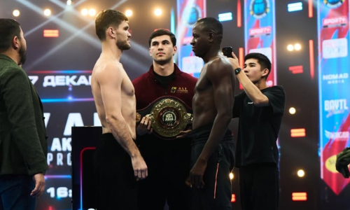 Прямая трансляция вечера бокса в Алматы с боями Ахмедова и Сойлыбаева