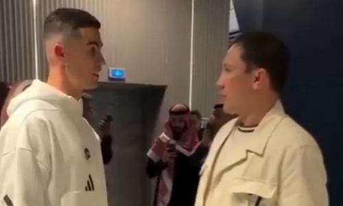 Встреча Геннадия Головкина и Криштиану Роналду вызвала эмоциональную реакцию