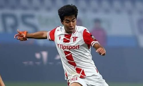 19-летний казахстанский футболист сыграл в европейском чемпионате