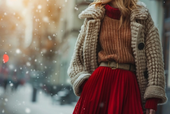 Как правильно носить юбки в холодное время года