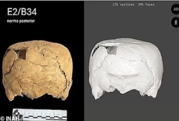 Ученые раскрыли тайну древнего человеческого черепа в форме куба