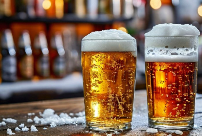 Пиво с добавлением снега со стадиона выпустила известная компания
