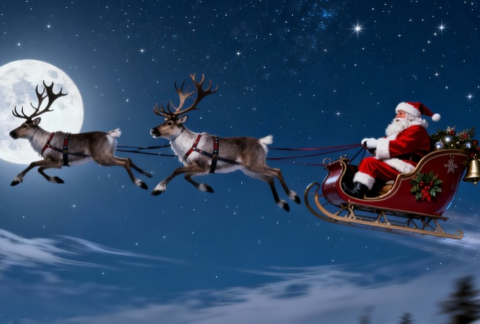 На Flightradar24 теперь можно отслеживать сани Санта-Клауса в реальном времени