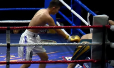 Казахстанский боксер нокаутом дебютировал в профи