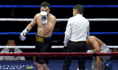 Нокаутом завершился бой «Терминатора» из Казахстана