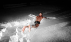 Прыжок из бани в снег может остановить сердце