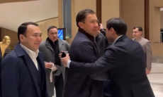 Геннадий Головкин прибыл в Узбекистан. Видео