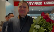 Появилось видео впечатляющей встречи Геннадия Головкина в Узбекистане