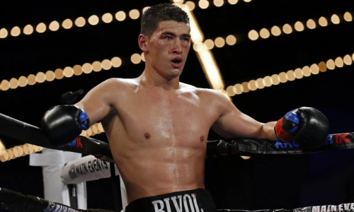 Флаг Казахстана украсил зарубежное шоу с участием Дмитрия Бивола