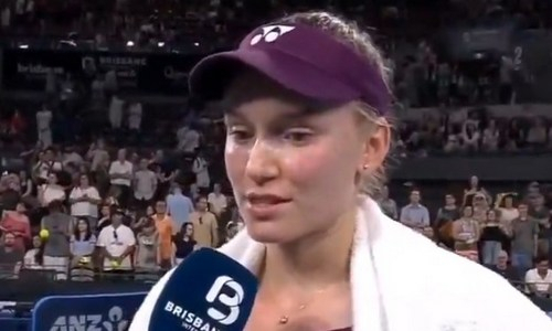 Елена Рыбакина оценила свою первую победу в 2026 году