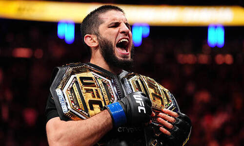 Ислам Махачев стал баскетболистом. Видео