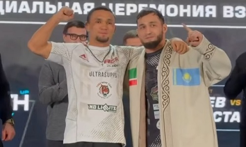 Кайрат Ахметов удивил соперника перед боем. Видео