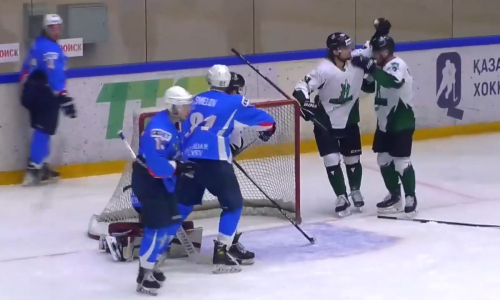 Семь шайб определили победителя матча чемпионата Казахстана