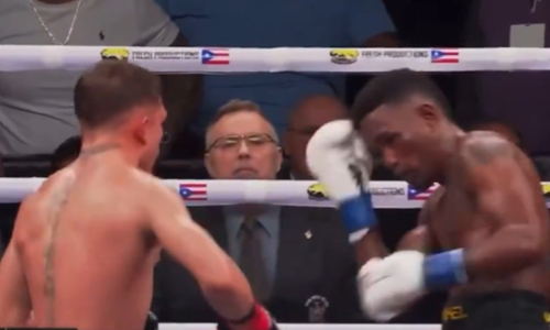 Обидчика известного казахстанца нокаутировали в главном бою вечера и лишили титула. Видео
