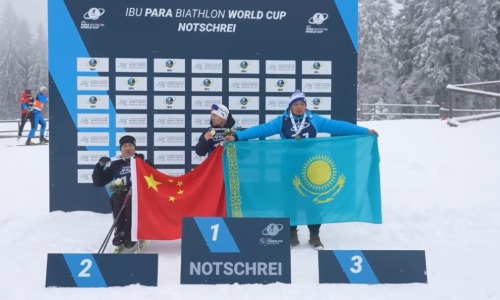 Казахстанский парабиатлонист стал призером Кубка мира в Германии