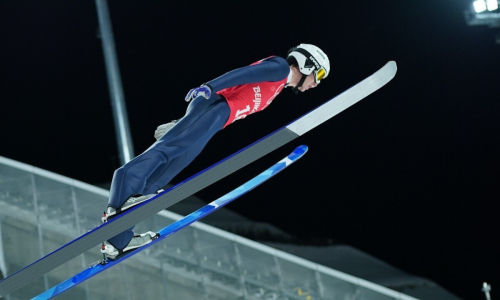 Казахстан выступил на этапе Кубка мира по прыжкам на лыжах с трамплина