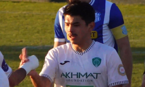 Видео дебютного гола Галымжана Кенжебека за «Ахмат»