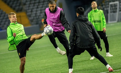 «Кайрат» провел финальную тренировку перед матчем Лиги Чемпионов