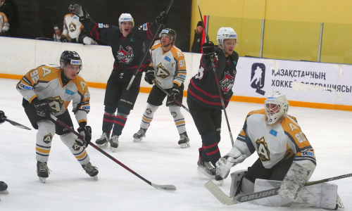 Семью шайбами обернулся матч чемпионата Казахстана