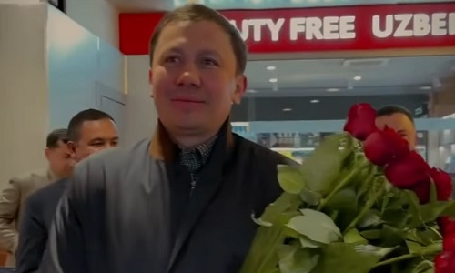 Появилось видео впечатляющей встречи Геннадия Головкина в Узбекистане