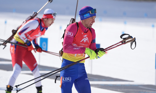 Сборная Казахстана выступила на чемпионате Европы по биатлону