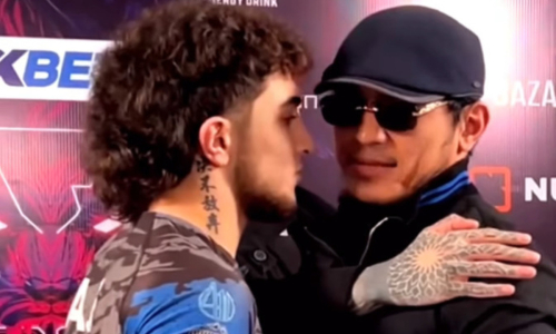 «Золотой» из Узбекистана пугает соперника перед боем с Токтаром. Смешное видео