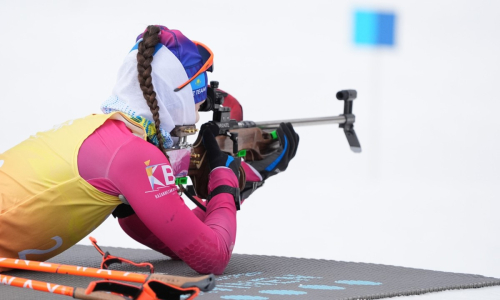 Казахстанки выступили на чемпионате Европы по биатлону