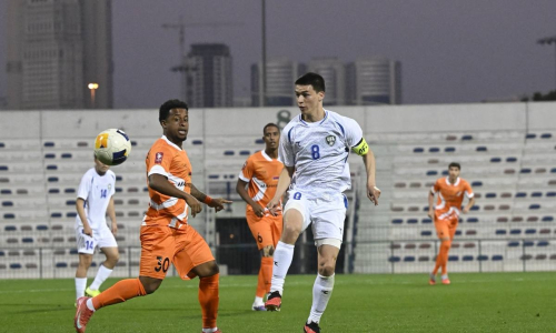 Со счётом 4:2 завершился матч сборной Узбекистана по футболу с голом Хусанова