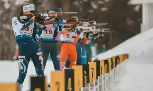 Женская сборная Казахстана выступила в спринте чемпионата Европы по биатлону