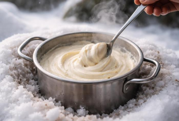 «Пломбир в сугробе» — соцсети подхватили необычный зимний тренд