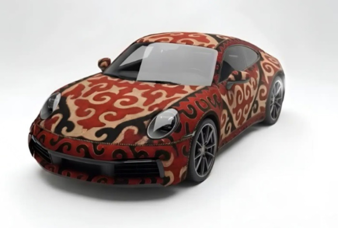 Porsche в этно-стиле вызвал ажиотаж в социальных сетях