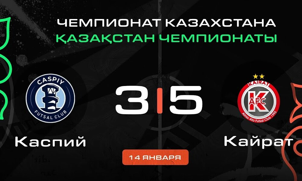 Видеообзор огненного матча «Кайрата» с восемью голами в чемпионате Казахстана