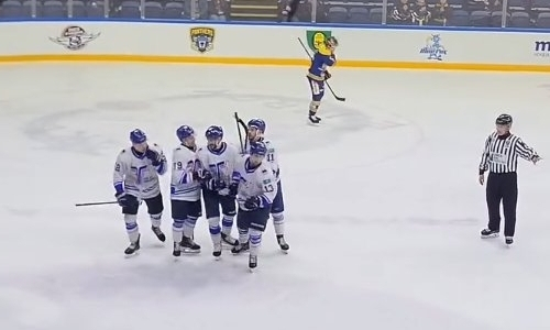 Видео шайб казахстанского клуба в разгромном матче с титулованным соперником в Континентальном кубке