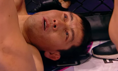 Зверским нокаутом закончился бой непобеждённого казахстанца в Ташкенте. Видео