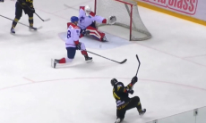 Видеообзор суперкамбэка «Сарыарки» с девятью шайбами в чемпионате Казахстана